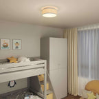 Ceiling Lamp with Spotlights Grey 30 x 30 x 13.5 cm Fabric