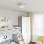 Ceiling Lamp with Spotlights Grey 30 x 30 x 13.5 cm Fabric