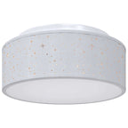 Ceiling Lamp with Spotlights Grey 30 x 30 x 13.5 cm Fabric