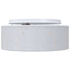 Ceiling Lamp with Spotlights Grey 30 x 30 x 13.5 cm Fabric