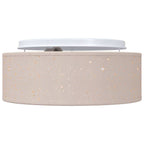 Ceiling Lamp with Spotlights Taupe 30 x 30 x 13.5 cm Fabric