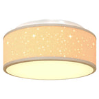 Ceiling Lamp with Spotlights Taupe 30 x 30 x 13.5 cm Fabric