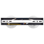 Ceiling Spotlight Black 33 x 13 x 26 cm Glass and Metal