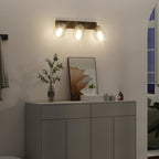 Ceiling Spotlight Black 54 x 13 x 26 cm Glass and Metal