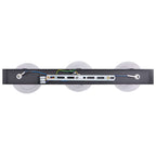 Ceiling Spotlight Black 54 x 13 x 26 cm Glass and Metal