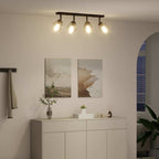 Ceiling Spotlight Black 73.5 x 13 x 26 cm Glass and Metal