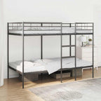 Bunk Bed without Mattress Black 107x203 cm Steel