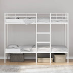 Bunk Bed without Mattress White 80x200 cm Steel