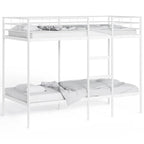 Bunk Bed without Mattress White 80x200 cm Steel