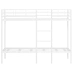 Bunk Bed without Mattress White 80x200 cm Steel