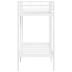 Bunk Bed without Mattress White 80x200 cm Steel