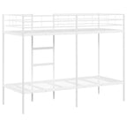 Bunk Bed without Mattress White 80x200 cm Steel