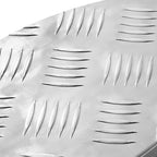 Stair Tread Crescent 15 pcs Silver 60 x 18 cm Aluminium