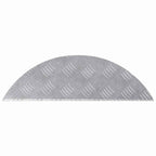 Stair Tread Crescent 15 pcs Silver 60 x 18 cm Aluminium
