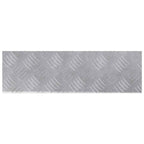 Stair Tread Rectangular 10 pcs Silver 60 x 18 cm Aluminium