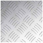 Stair Tread Square 2 pcs Silver 20 x 20 cm Aluminium