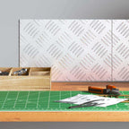 Stair Tread Rectangular 2 pcs Silver 30 x 20 cm Aluminium