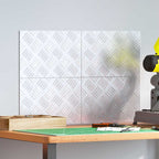 Stair Tread Rectangular 4 pcs Silver 30 x 20 cm Aluminium