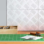 Stair Tread Rectangular 4 pcs Silver 30 x 20 cm Aluminium