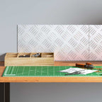 Stair Tread Rectangular 2 pcs Silver 40 x 20 cm Aluminium