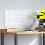 Stair Tread Rectangular 4 pcs Silver 40 x 20 cm Aluminium