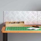 Stair Tread Rectangular 2 pcs Silver 50 x 20 cm Aluminium