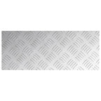 Stair Tread Rectangular 2 pcs Silver 50 x 20 cm Aluminium