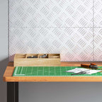 Stair Tread Rectangular 4 pcs Silver 50 x 20 cm Aluminium