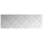 Stair Tread Rectangular 4 pcs Silver 60 x 20 cm Aluminium