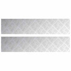 Stair Tread Rectangular 2 pcs Silver 90 x 20 cm Aluminium