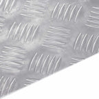 Stair Tread Rectangular 4 pcs Silver 50 x 25 cm Aluminium