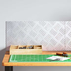 Stair Tread Rectangular 2 pcs Silver 50 x 25 cm Aluminium