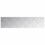 Stair Tread Rectangular 2 pcs Silver 100 x 25 cm Aluminium