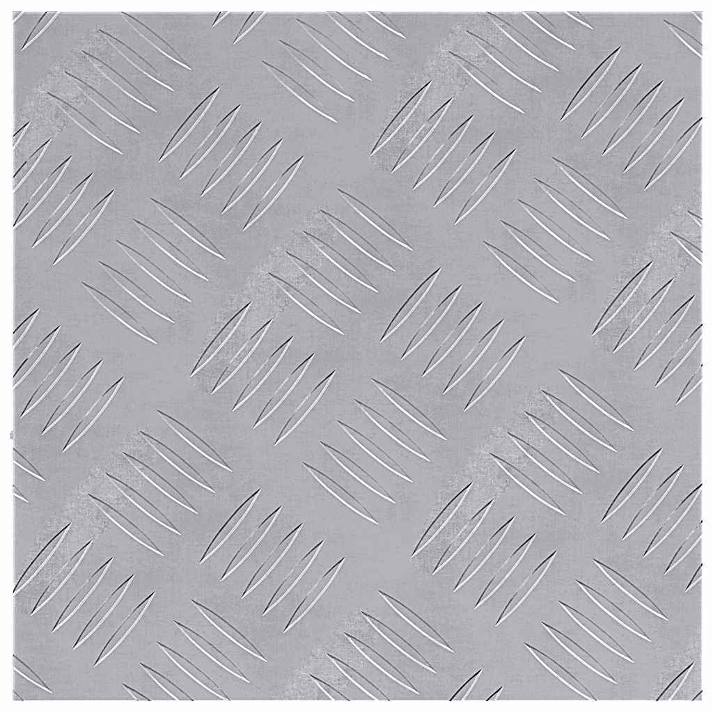 Stair Tread Square 4 pcs Silver 30 x 30 cm Aluminium