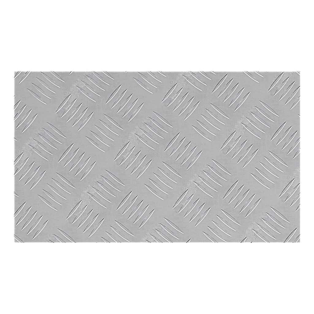 Stair Tread Rectangular 4 pcs Silver 50 x 30 cm Aluminium