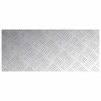 Stair Tread Rectangular 4 pcs Silver 70 x 30 cm Aluminium