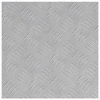 Stair Tread Square 2 pcs Silver 40 x 40 cm Aluminium