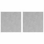 Stair Tread Square 2 pcs Silver 40 x 40 cm Aluminium