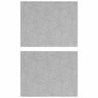 Stair Tread Rectangular 2 pcs Silver 50 x 40 cm Aluminium