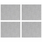 Stair Tread Rectangular 4 pcs Silver 50 x 40 cm Aluminium