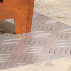 Stair Tread Rectangular 2 pcs Silver 60 x 40 cm Aluminium