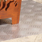 Stair Tread Rectangular 4 pcs Silver 60 x 40 cm Aluminium