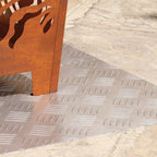 Stair Tread Rectangular 2 pcs Silver 70 x 40 cm Aluminium