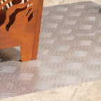 Stair Tread Rectangular 4 pcs Silver 70 x 40 cm Aluminium