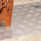 Stair Tread Rectangular 4 pcs Silver 100 x 40 cm Aluminium