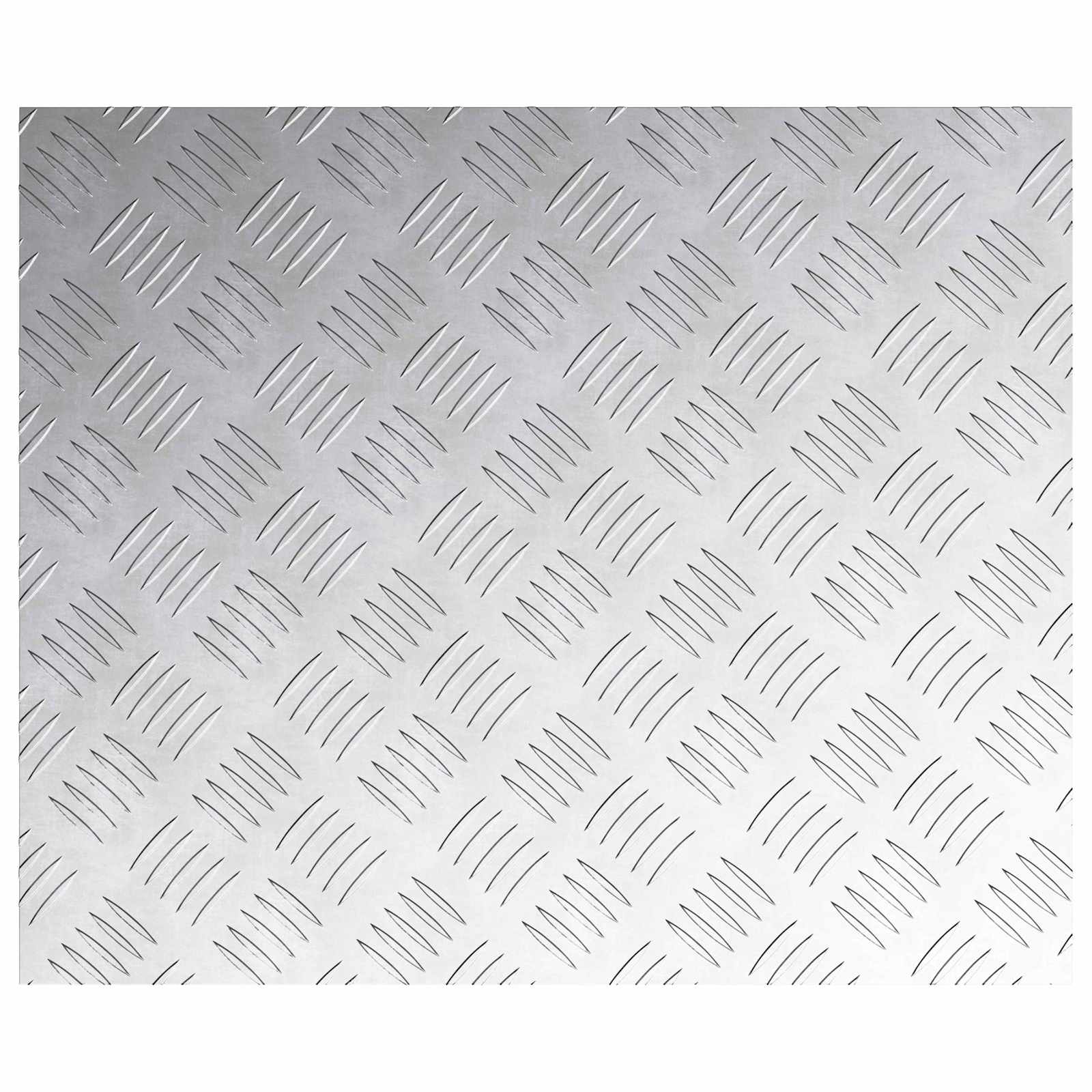 Stair Tread Rectangular 4 pcs Silver 60 x 50 cm Aluminium