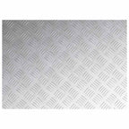 Stair Tread Rectangular 4 pcs Silver 70 x 50 cm Aluminium