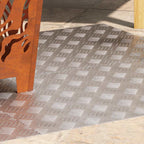 Stair Tread Rectangular 4 pcs Silver 80 x 50 cm Aluminium