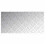 Stair Tread Rectangular 2 pcs Silver 100 x 50 cm Aluminium