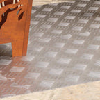 Stair Tread Rectangular 4 pcs Silver 100 x 50 cm Aluminium